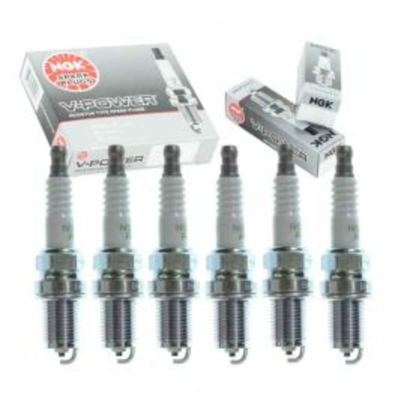 6 pc NGK V-Power Spark Plugs for 1989-1991 Sterling 827 2.7L V6