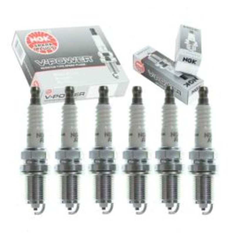6 pc NGK V-Power Spark Plugs for 1992-1996 Dodge Dakota 3.9L V6