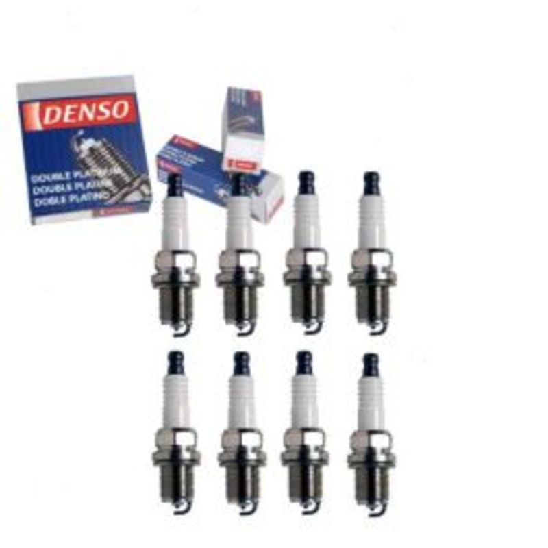8 pc DENSO Double Platinum Spark Plugs for 2003-2004 Jaguar XK8 4.2L V8