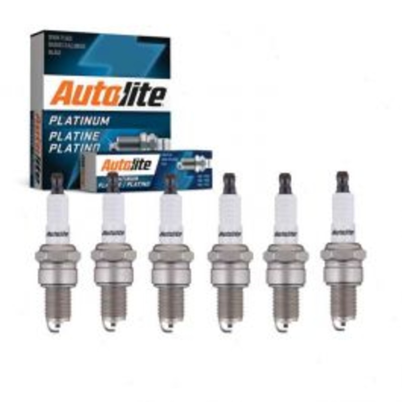 6 pc Autolite Platinum Spark Plug for 1968-1969 Pontiac Acadian 4.1L L6