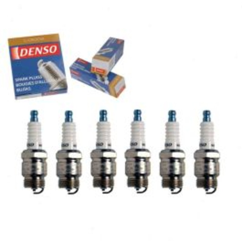 6 pc DENSO Standard U-Groove Spark Plugs for 1955-1964 Ford Country Sedan 2.4L 3.6L L6