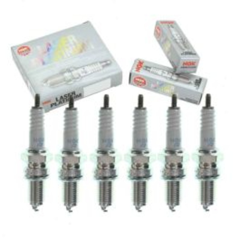 6 pc NGK Laser Platinum 2842 PJR7A Spark Plugs