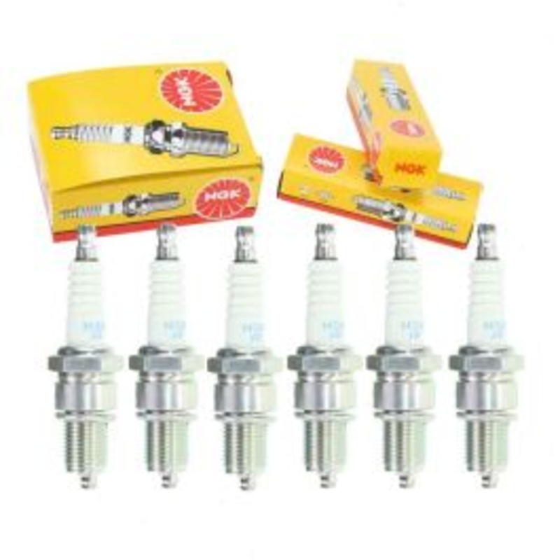 6 pc NGK Standard Spark Plugs for 1979-1981 BMW 528i 2.8L L6