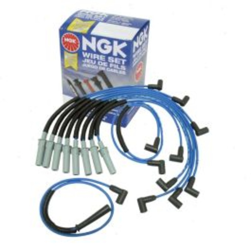 NGK Spark Plug Wire Set for 1992-1993 Dodge D250 5.2L 5.9L V8