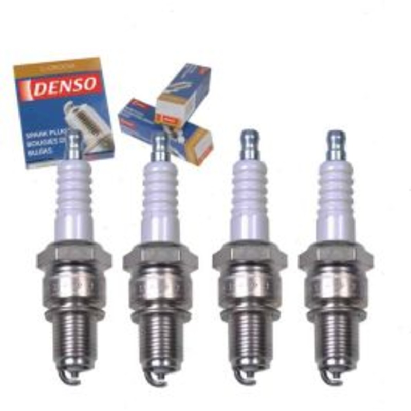 4 pc DENSO Standard U-Groove Spark Plugs for 1987 Audi 4000 1.8L L4