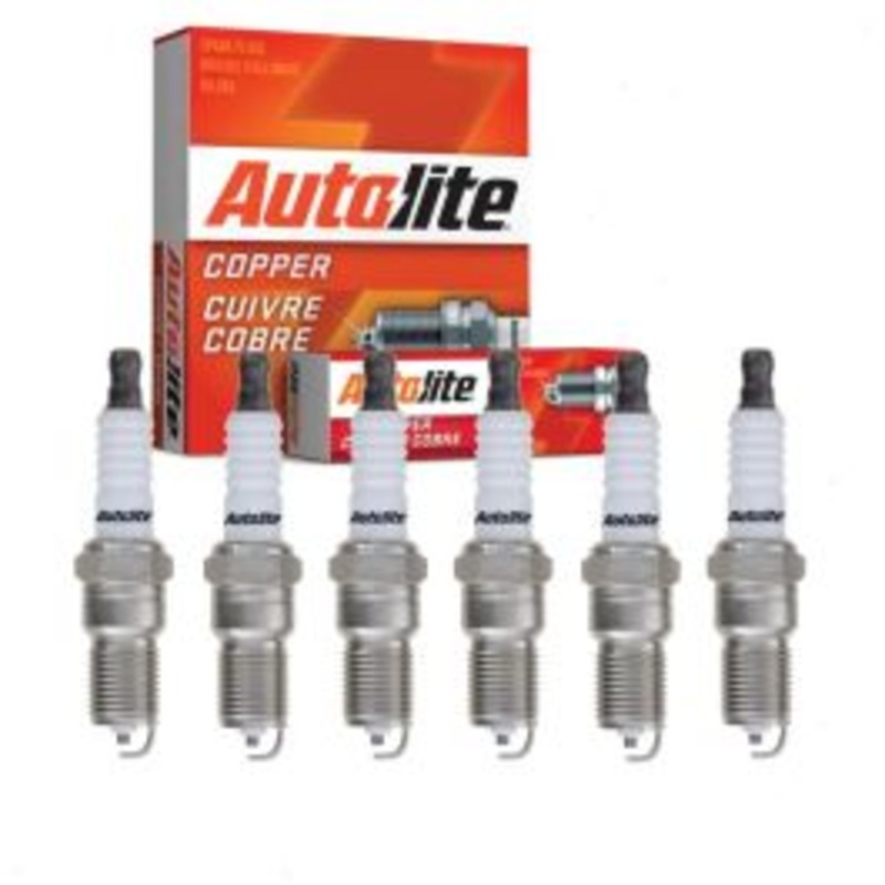 6 pc Autolite Copper Core Spark Plugs for 1994-2005 Pontiac Bonneville 3.8L V6