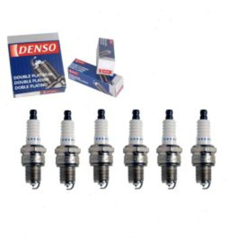 6 pc DENSO Double Platinum Spark Plugs for 1968-1969 Chevrolet K10 Suburban 4.1L L6