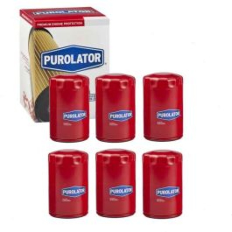 6 pc Purolator L20195 Engine Oil Filters