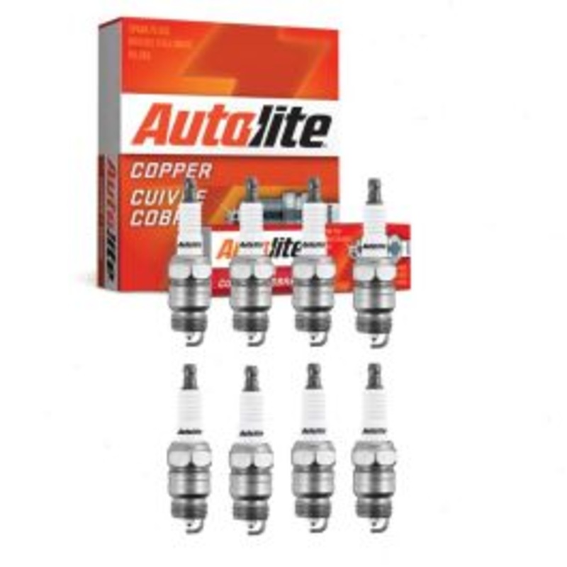 8 pc Autolite Copper Core Spark Plugs for 1957 Mercury Turnpike Cruiser
