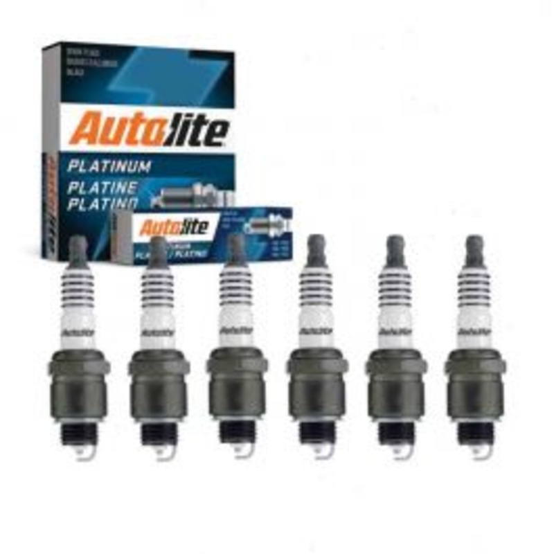 6 pc Autolite Platinum Spark Plug for 1967-1969 GMC C35 C3500 Pickup 5.0L V6