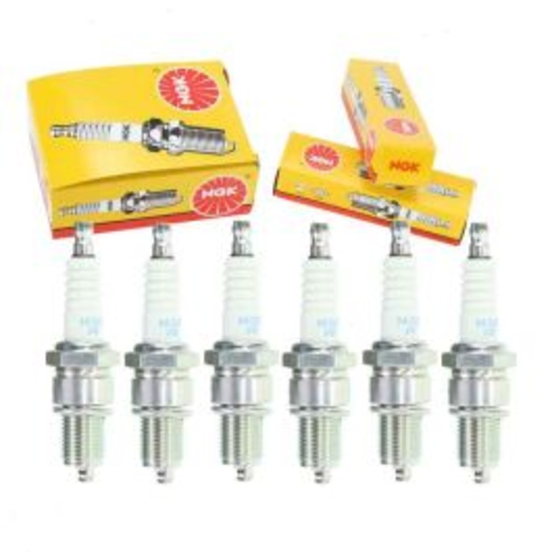 6 pc NGK Standard Spark Plugs for 1977-1978 BMW 630CSi 3.0L L6
