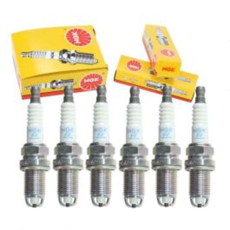 6 pc NGK Standard Spark Plugs for 1992-1995 BMW 325i 2.5L L6
