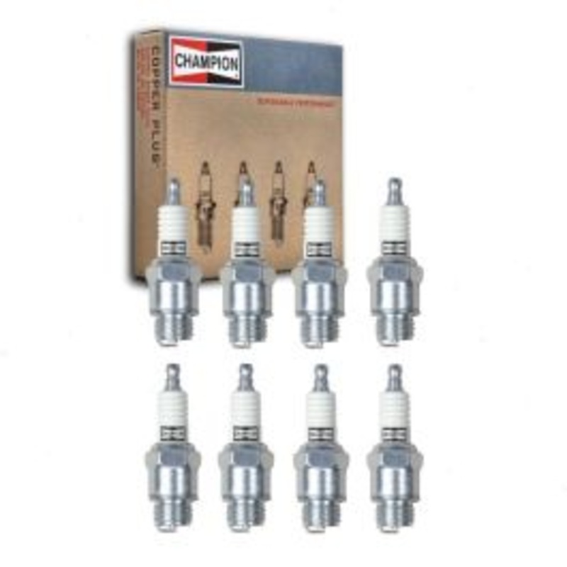 8 pc Champion Industrial Spark Plugs for 1917 Oldsmobile Model 45