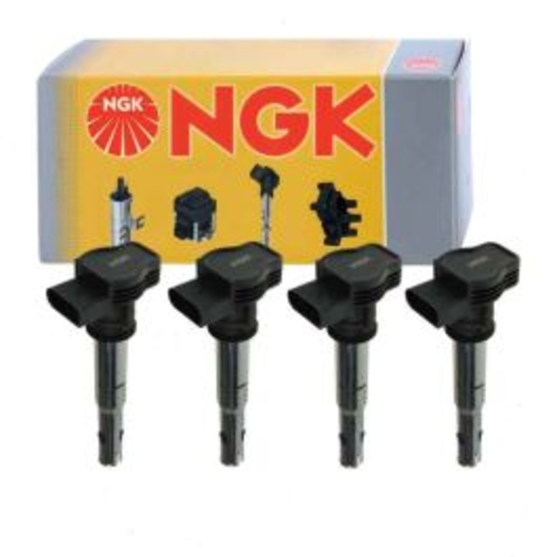 4 pc NGK Ignition Coils for 2008-2009 Audi TT 2.0L L4