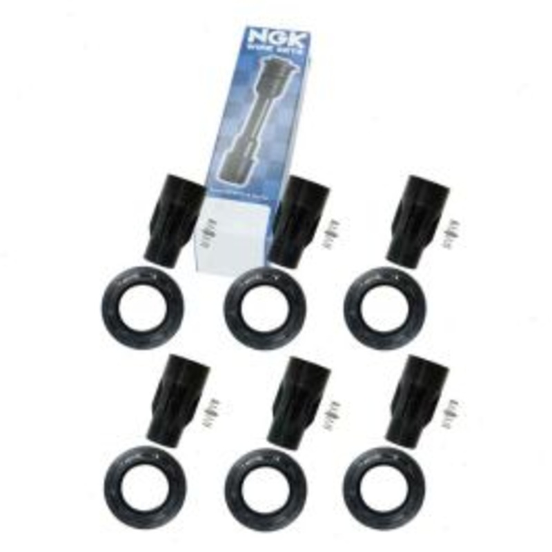 6 pc NGK Ignition Coil Boots for 2004-2008 Toyota Solara 3.3L V6