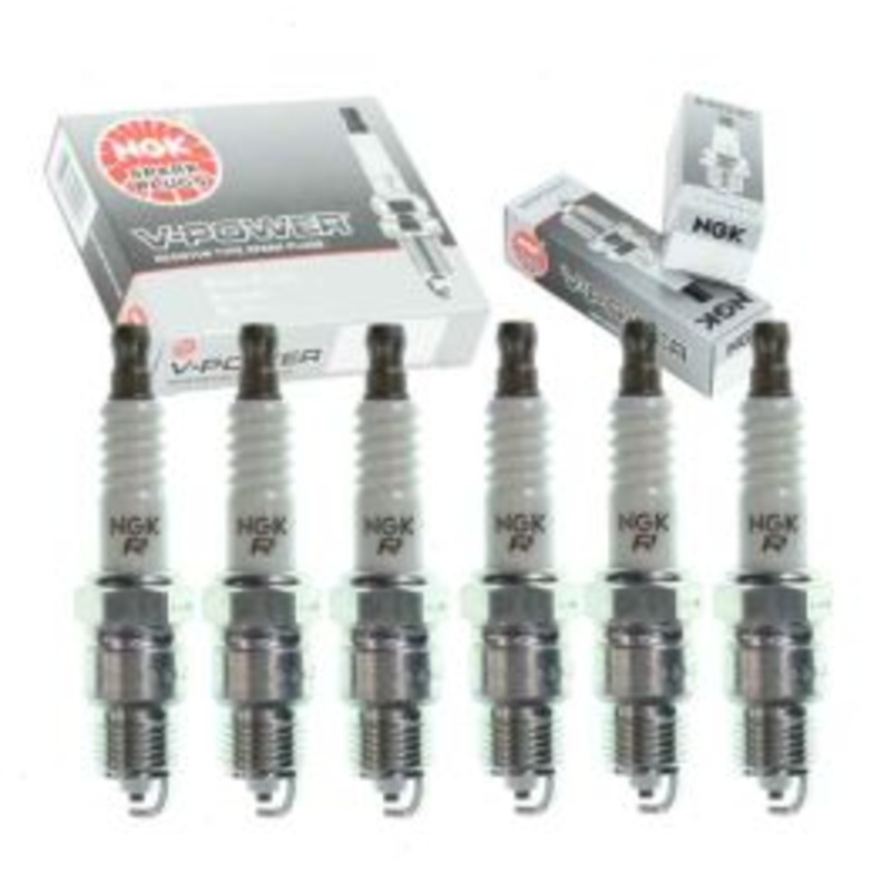 6 pc NGK V-Power Spark Plugs for 1979-1984 GMC G1500 4.1L L6