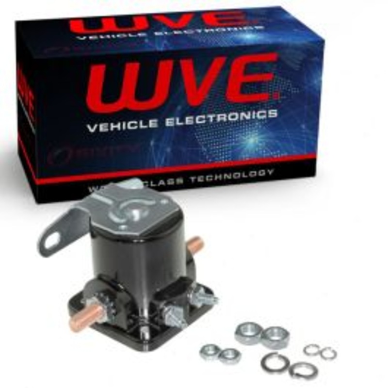 Wells WVE Starter Solenoid for 1956-1984 Mercury Bobcat Brougham Caliente Capri Colony Park Comet Commuter Cougar 1.6L 2.3L 2.4L 2.8L 3.3L 3.6L 3.7L 4.1L 4.3L 4.7L 4.8L 5.0L 5.1L 5.8L 6.0L 6.3L 6.4L 6.6L 6.7L 7.0L 7.5L L4 L6 V8