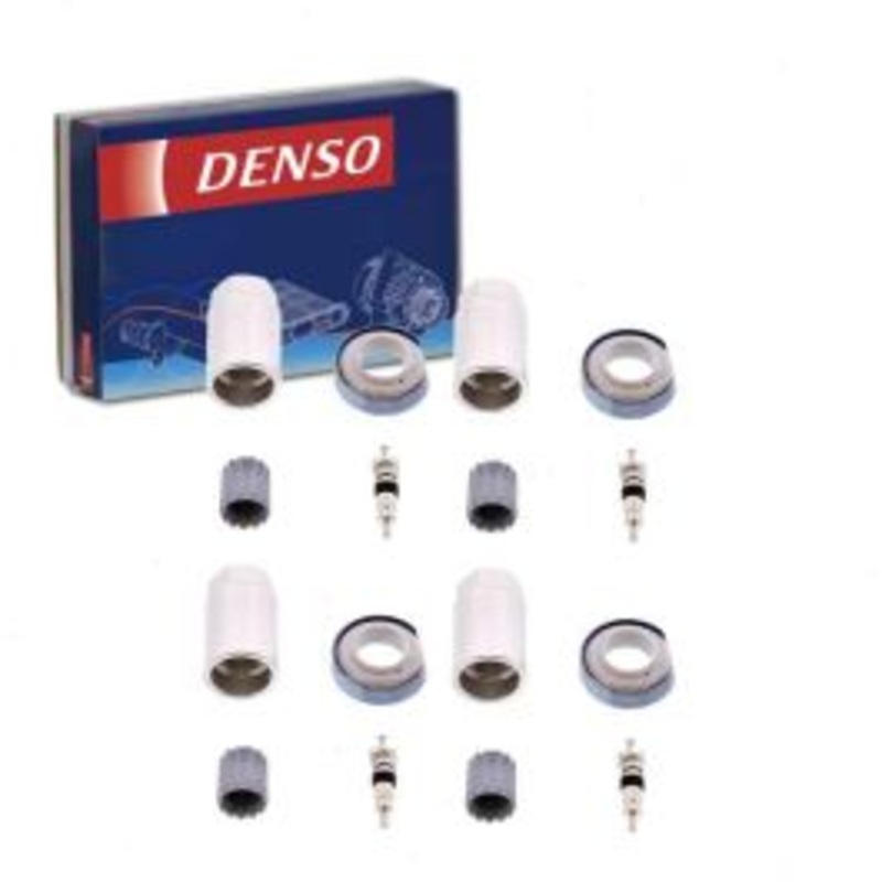 4 pc DENSO TPMS Sensor Service Kits for 2014-2015 Tesla S
