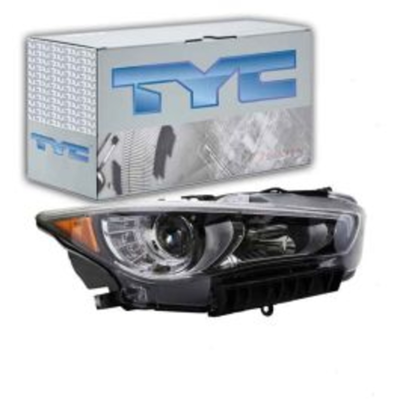 TYC Right Headlight Assembly for 2014-2017 Infiniti Q50