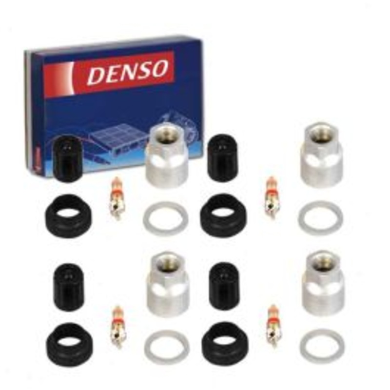 4 pc DENSO TPMS Sensor Service Kits for 2005-2014 Toyota Land Cruiser