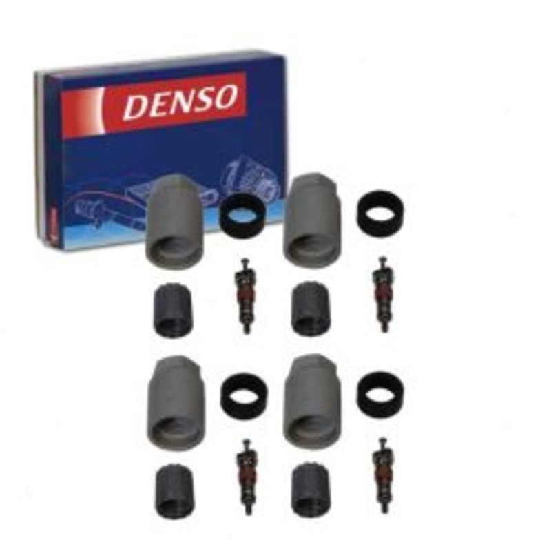 4 pc DENSO TPMS Sensor Service Kits for 2012 Suzuki SX4 Crossover