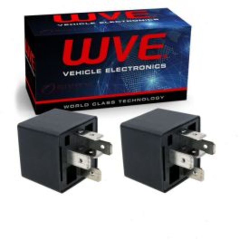 2 pc Wells WVE Engine Cooling Fan Motor Relay for 1996 Ford Taurus