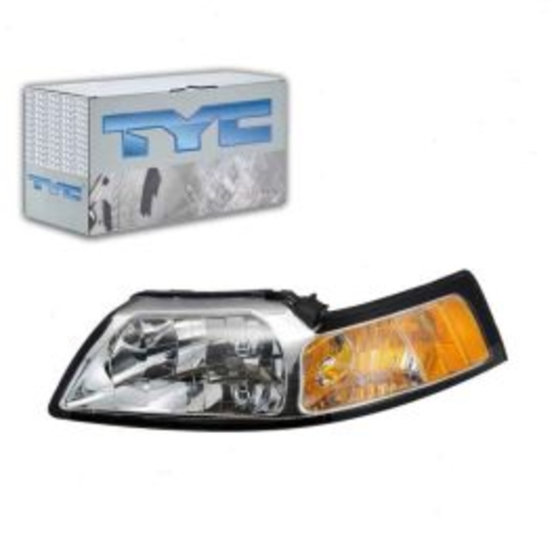 TYC Left Headlight Assembly for 1999-2000 Ford Mustang
