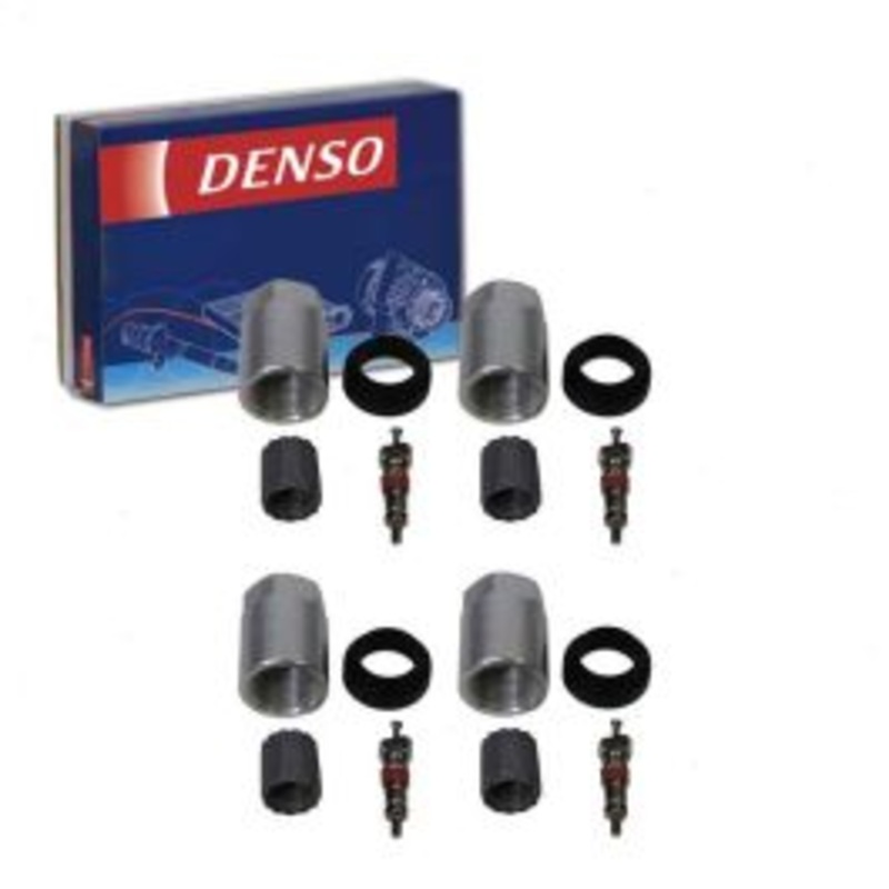 4 pc DENSO TPMS Sensor Service Kits for 2007 Saturn Aura