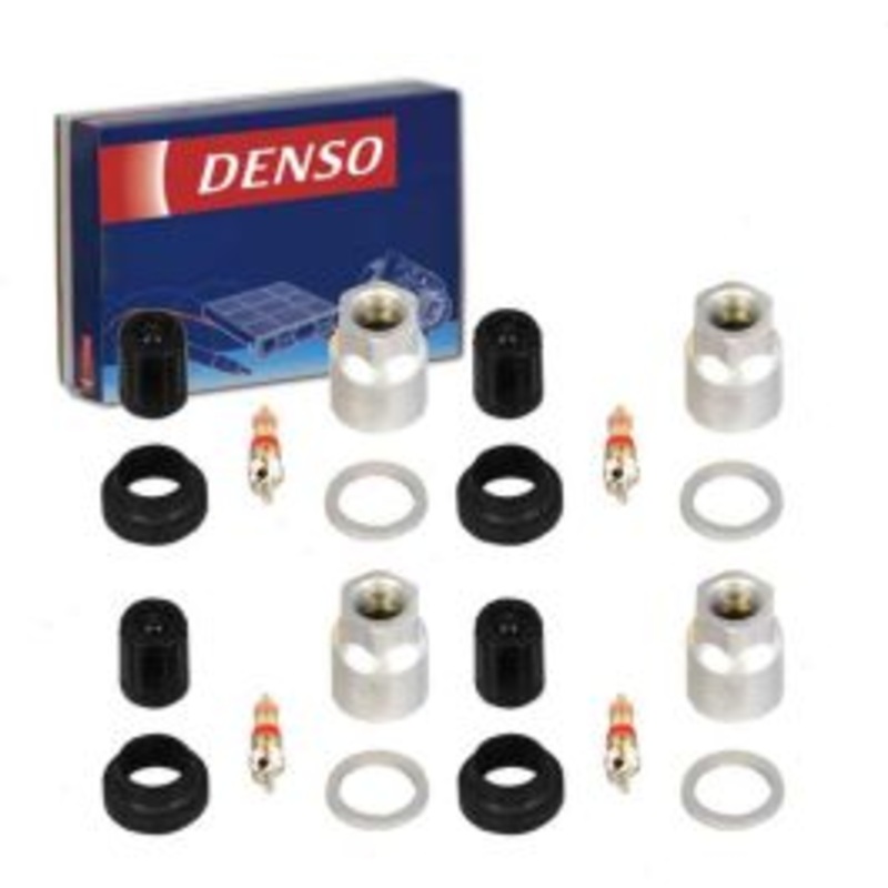 4 pc DENSO TPMS Sensor Service Kits for 2007-2014 Toyota Corolla