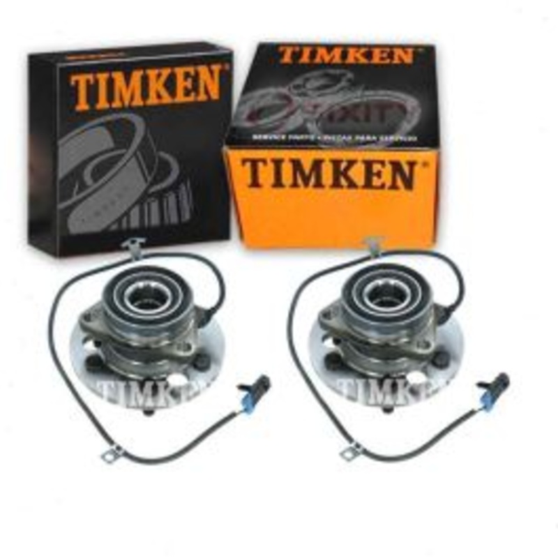 2 pc Timken Front Wheel Bearing Hub Assemblys for 1995-1998 Chevrolet K1500