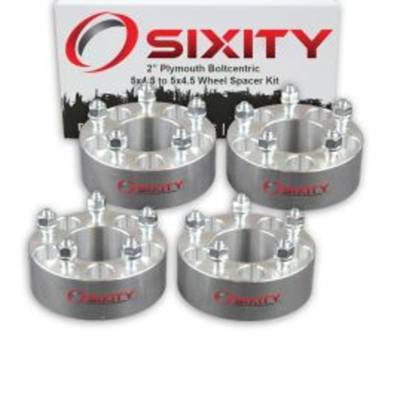 Sixity 4 pc 2" Thick Wheel Spacers - Plymouth Grand Voyager - 5x4.5