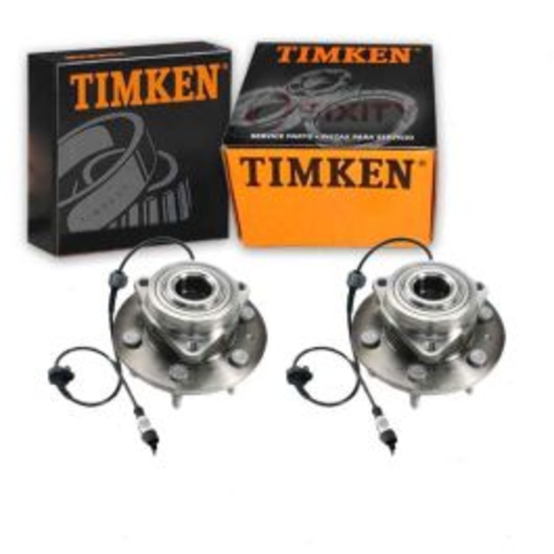 2 pc Timken Front Wheel Bearing Hub Assemblys for 2007-2014 GMC Yukon