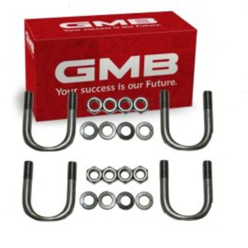2 pc GMB Front Shaft All Universal Joint U-Bolt Kit for 1998-2002 Mazda B3000