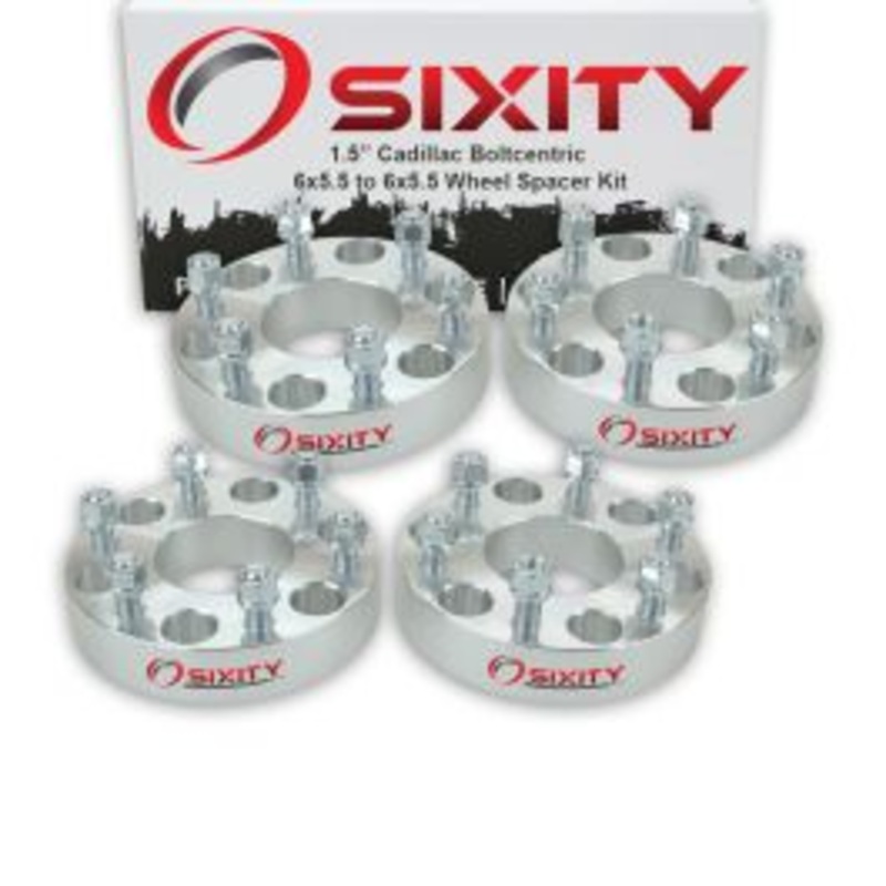 Sixity 4 pc 1.5" Thick Wheel Spacers - Cadillac Escalade - 6x5.5