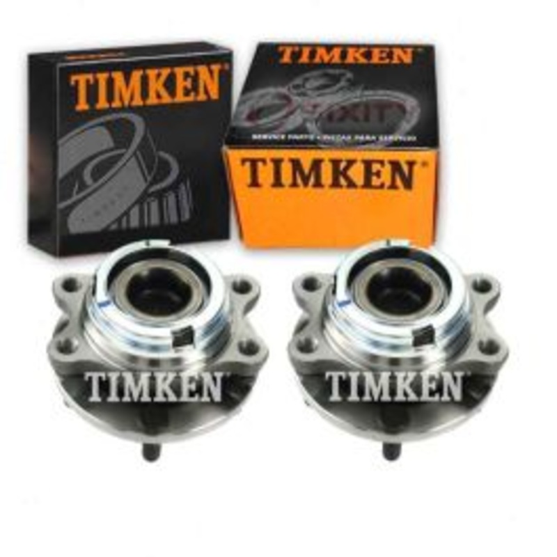 2 pc Timken Front Wheel Bearing Hub Assemblys for 2011-2013 Infiniti M56
