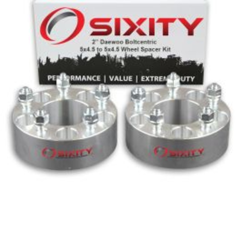 Sixity 2 pc 2" Thick Wheel Spacers - Daewoo Leganza - 5x4.5