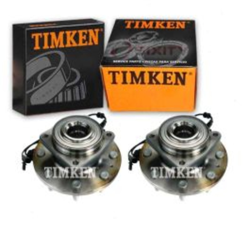 2 pc Timken Front Wheel Bearing Hub Assemblys for 2011-2018 GMC Sierra 2500 HD