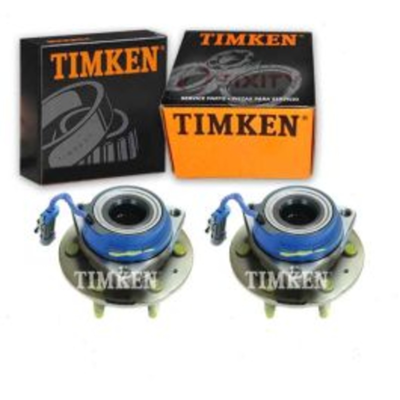 2 pc Timken Rear Wheel Bearing Hub Assemblys for 2005-2011 Cadillac STS