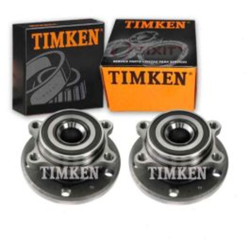 2 pc Timken Rear Wheel Bearing Hub Assemblys for 2015-2018 Audi Q3 Quattro