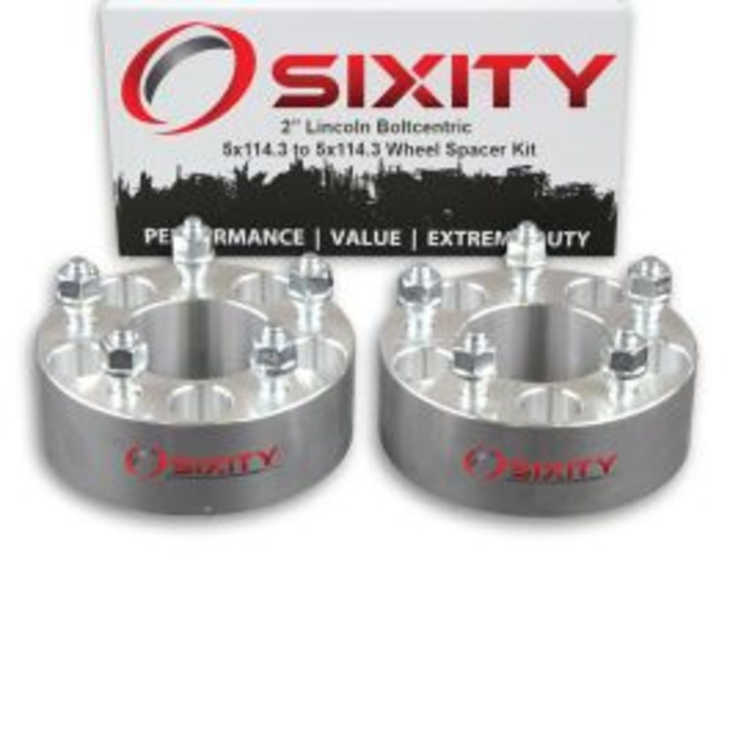 Sixity 2 pc 2" Thick Wheel Spacers - Lincoln MKZ Zephyr - 5x114.3mm