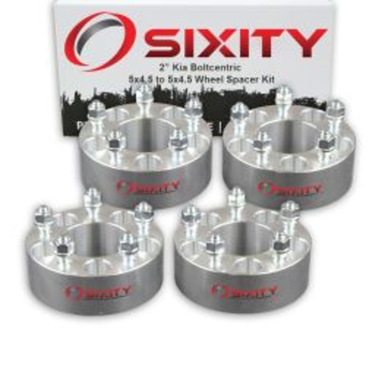 Sixity 4 pc 2" Thick Wheel Spacers - Kia Optima Sportage Sedona - 5x4.5