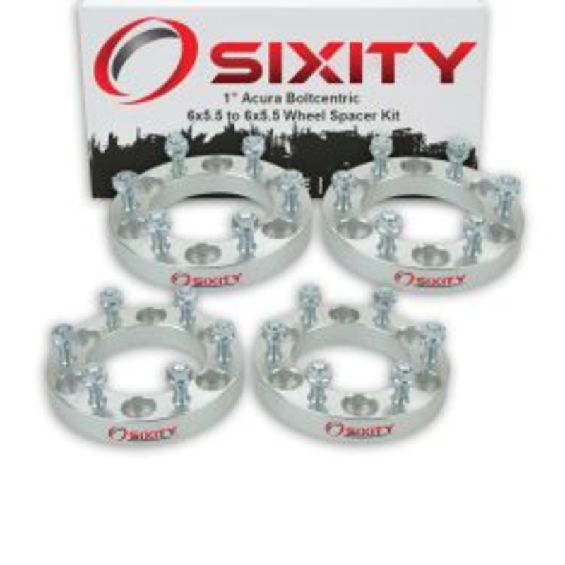 Sixity 4 pc 1" Thick Wheel Spacers - Acura SLX - 6x5.5