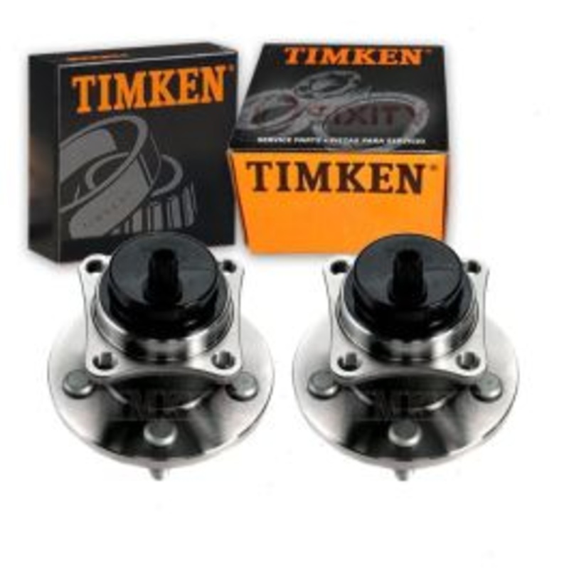 2 pc Timken Rear Wheel Bearing Hub Assemblys for 2009-2010 Pontiac Vibe 1.8L 2.4L L4