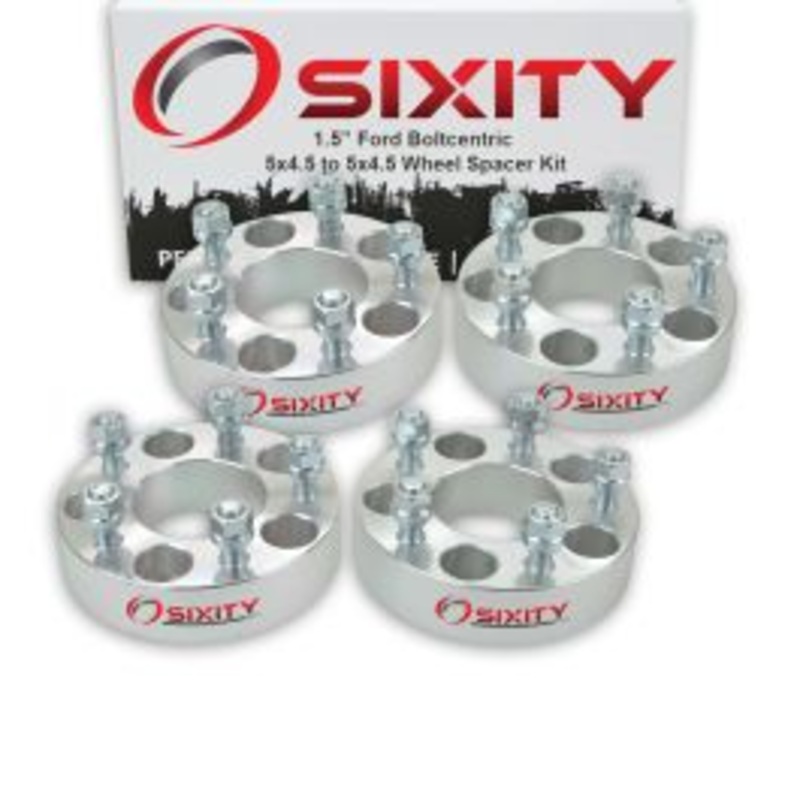 Sixity 4 pc 1.5" Thick Wheel Spacers - Ford Aerostar Bronco II Crown Victoria E-100 - 5x4.5