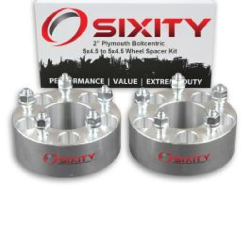 Sixity 2 pc 2" Thick Wheel Spacers - Plymouth Grand Voyager - 5x4.5