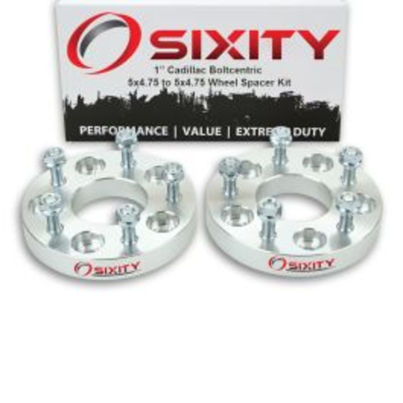 Sixity 2 pc 1" Thick Wheel Spacers - Cadillac El Dorado XLR - 5x4.75