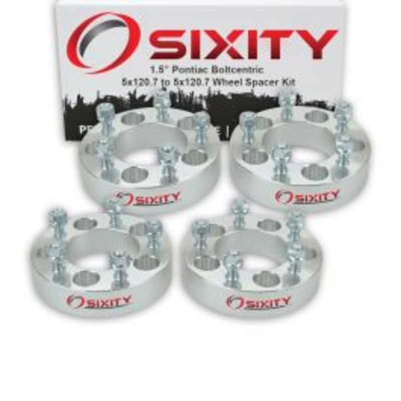 Sixity 4 pc 1.5" Thick Wheel Spacers - Pontiac Firebird Prix - 5x120.7mm