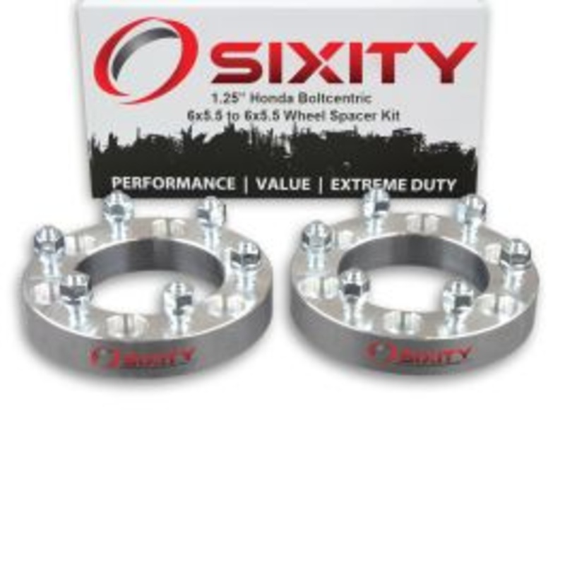 Sixity 2 pc 1.25" Thick Wheel Spacers - Honda Passport - 6x5.5