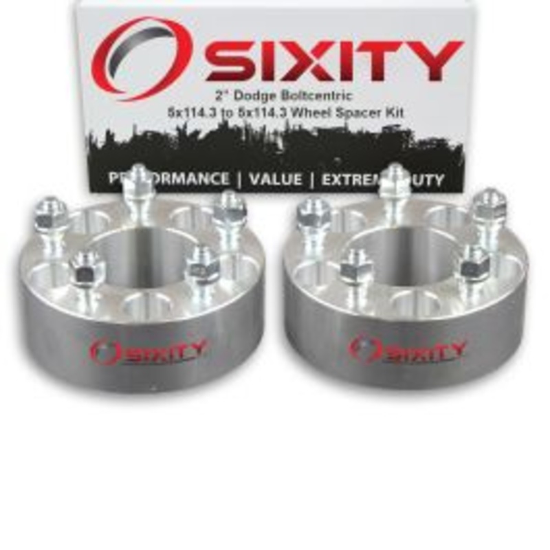 Sixity 2 pc 2" Thick Wheel Spacers - Dodge Stratus Caravan - 5x114.3mm