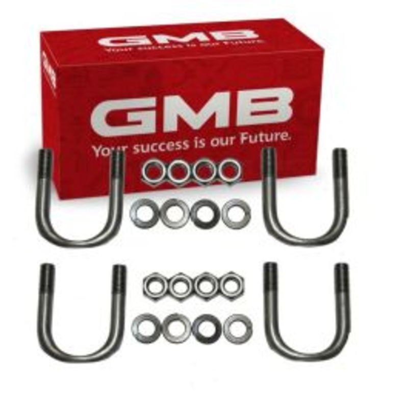 2 pc GMB Front Shaft All Universal Joint U-Bolt Kit for 1998-2002 Ford Ranger
